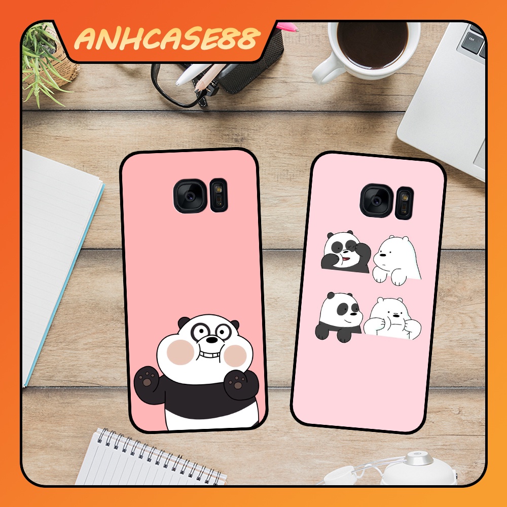 Samsung Note 5- S6- S6 Edge- S7- S7 Edge- Note Fe Case (Fan Edition) Cute Bear Print-Trend-CASE88.(4