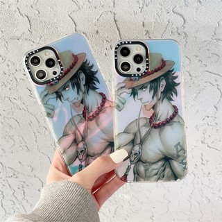 เคสแข็ง สำหรับ ไอโฟน iPhone 14 Pro Max iPhone 13 Pro Max iPhone 12 Pro Max iPhone 11 Cartoon วันพีซ One Piece ACE Hard Case