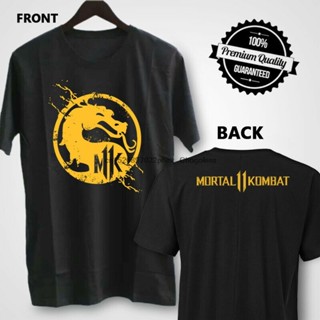 เสื้อยืดผ้าฝ้ายพรีเมี่ยม เสื้อยืด ผ้าฝ้าย ใส่สบาย ลาย Mortal Kombat 11 LHopgi82NCieol49