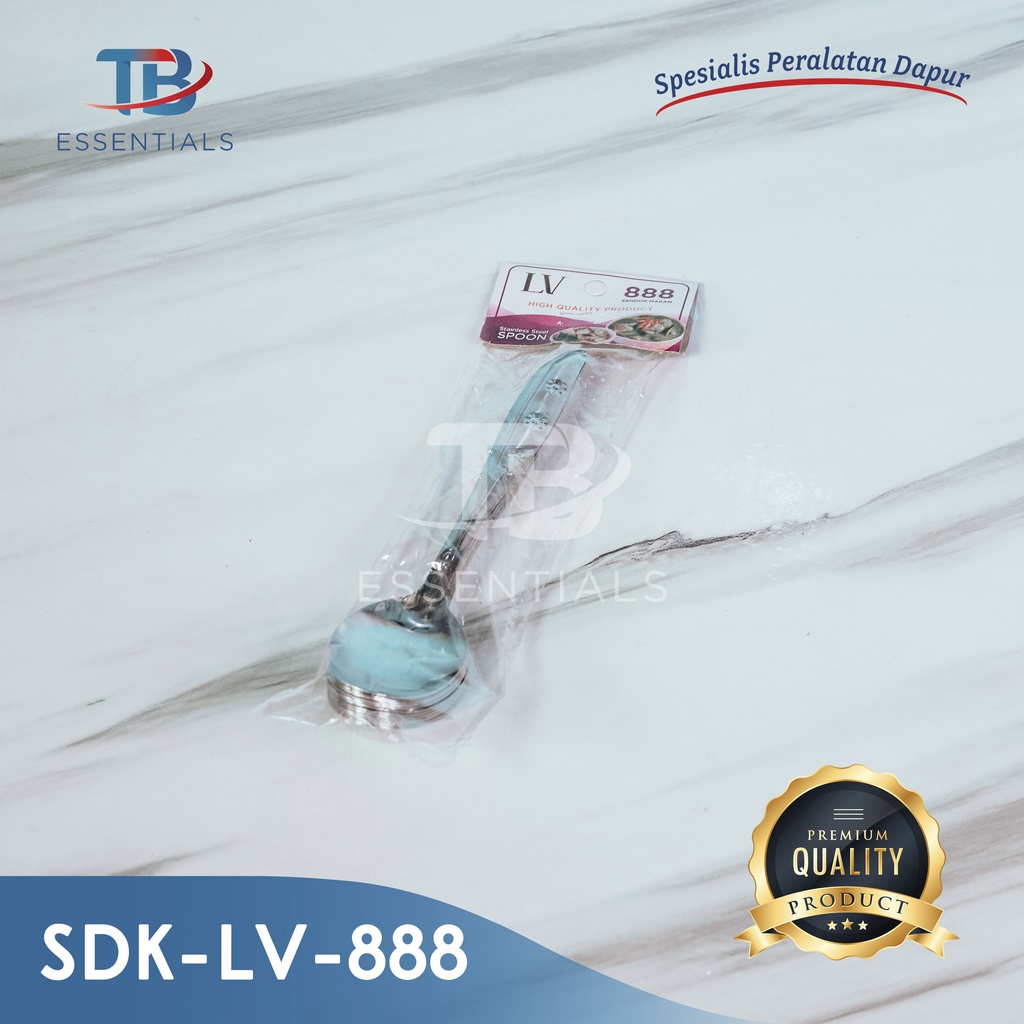 TB ESSENTIALS - SDK-LV-888 (12PCS) TB SPOON / MOTIF SPOON / STAINLESS STEEL TABLE SPOON