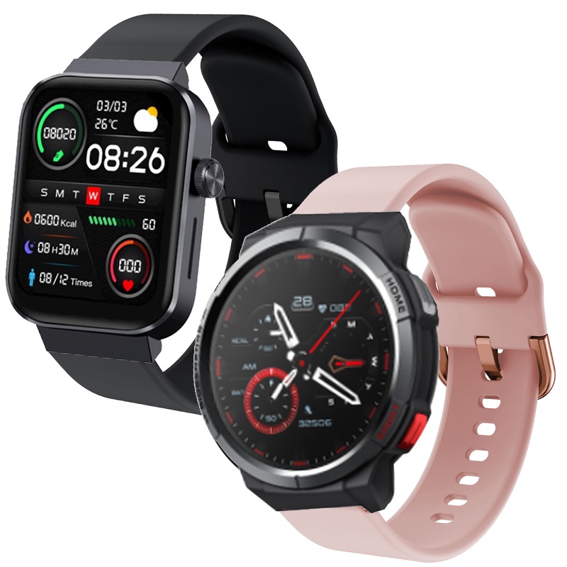 Straps 108 บาท สายนาฬิกาข้อมือซิลิโคน สไตล์สปอร์ต อุปกรณ์เสริม สําหรับ Mibro Watch GS Smart Watch Mibro Smart Watch T1 Watches