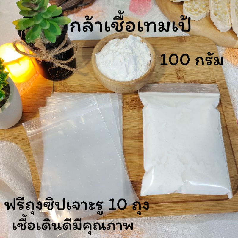 กล้าเชื้อเทมเป้ หัวเชื้อเทมเป้(Tempeh powder tempeh starter)100 g.