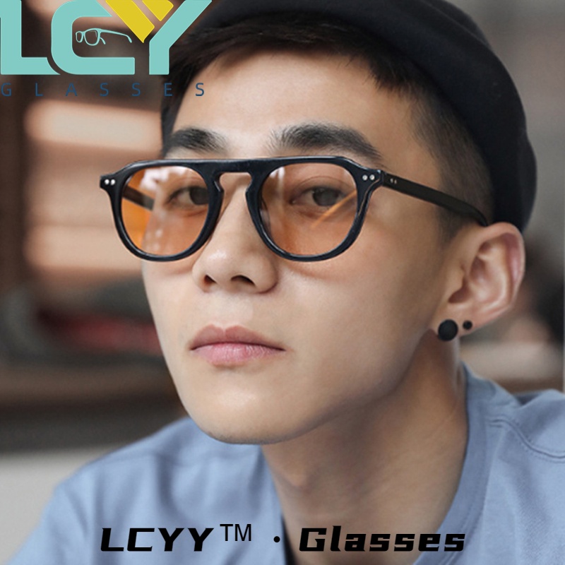 Lcyy2023 ใหม่ แว่นตากันแดดแฟชั่น แนวเรโทร สไตล์เกาหลี 3394