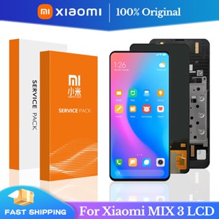 6.39&amp;#39;&amp;#39ของแท้ จอแสดงผล LCD 3 จอ และแผงดิจิไทเซอร์สัมผัส สําหรับ XIAOMI Mix Mi mix3 Mix 3