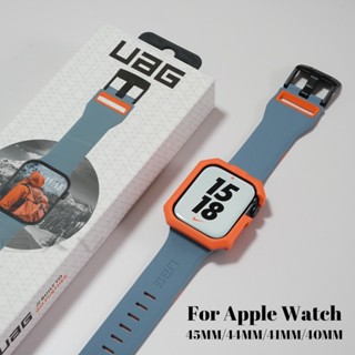 Uag URBAN ARMOR GEAR สายนาฬิกาข้อมือซิลิโคน กันน้ํา แบบเปลี่ยน สําหรับ Apple Watch Ultra 49 มม. 45 มม. 44 มม. 42 มม. iWatch Series 8 7 6 5 4 3 SE 41 มม. 40 มม. 38 มม.