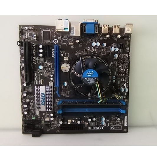 ชุดเมนบอร์ด MSI H55M-P33 1156 + CPU  Intel® Core™ i3-550