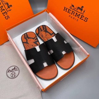 NEW HERMES IZMIR LEATHER SANDAL