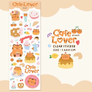 Cafe Lover Sticker สติ๊กเกอร์ ลายน่ารัก