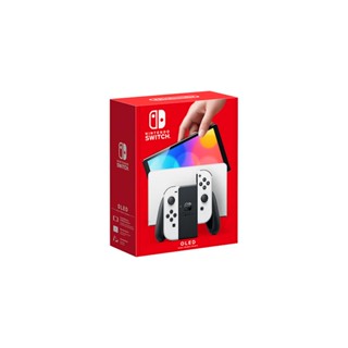 NINTENDO SWITCH OLED CONSOLE WHITE (SWITCH-OLED-WHITE) (เครื่อง Nintendo Switch รุ่นล่าสุด OLED จอสีแดง)