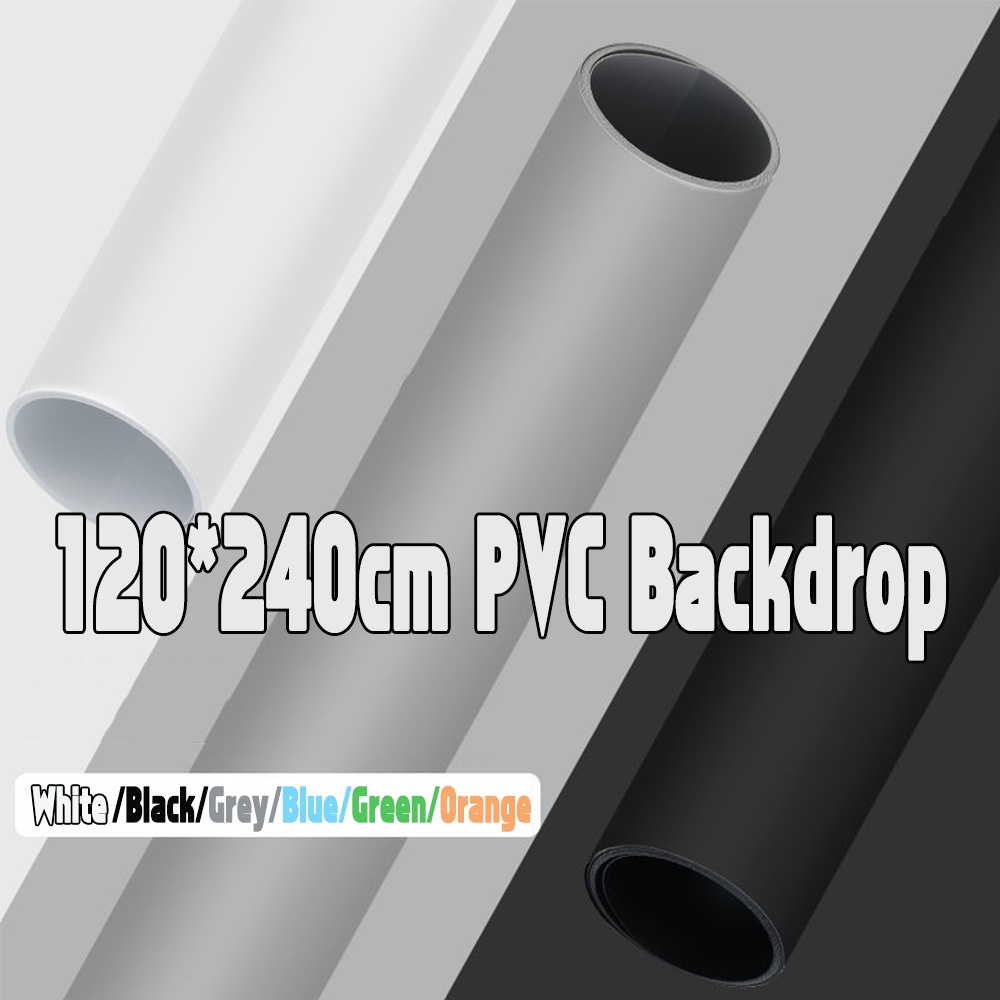 240*120CM PVC ฉากถ่ายรูป ขาตั้งฉากถ่ายสินค้า และ ฉาก สำหรับถ่ายรูป ฉากเขียว ไฟถ่ายรูป