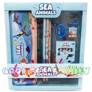 ชุดเครื่องเขียน SEA Animals มีชุดเล็ก ชุดใหญ่