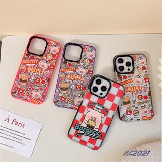 เคสโทรศัพท์มือถือ ซิลิโคนนิ่ม TPU ใส กันกระแทก ลายสติกเกอร์ LuLu the Piggy Burgers สําหรับ iPhone 14 Pro max 13 12 11 Pro max 7 8 Plus X XR XS max