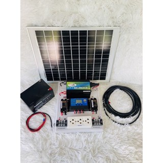 ชุดนอนนา ชุดคอนโทรล ชาร์จเจอร์ โซล่าเซลล์  พลังงานแสงอาทิตย์ ระบบ12v to  220V รุ่น 3000W พร้อม แผงโซล่าเซลล์ แบตเเตอ