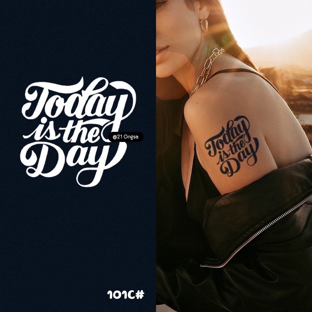 [พร้อมส่ง] TATTOO 15 DAYS 1 แผ่น ติดได้นาน 15 วัน ไม่ลอก ขนาด 8*11CM แทททูสติ๊กเกอร์ แทททูรอยสัก รอยสักชั่วครา