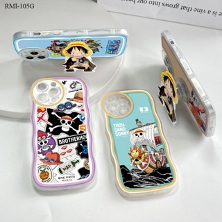 【ฟรี ที่วางโทรศัพท์】Xiaomi Redmi 10 10C 10A 9 9A 9C 8 6A 5A 4A 5G สำหรับ Soft TPU Clear Case การ์ตูน One Piece เคส เคสโทรศัพท์ เคสมือถือ เคสนิ่ม Big Wave Shockproof Cover