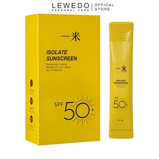 Lewedo ครีมกันแดด SPF50+ ช่วยให้ความชุ่มชื้น 20 ชิ้น