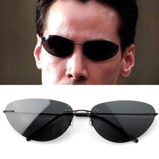 แว่นตากันแดด คอสเพลย์ The Matrix Neo สไตล์พังก์ อุปกรณ์ประกอบฉาก