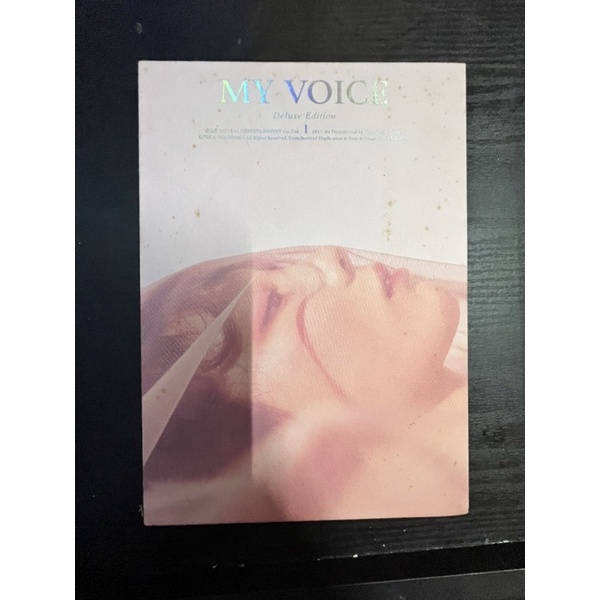 SNSD Taeyeon Album Vol.1 My Voice Deluxe Edition Album Blossom Ver (อัลบั้มเปล่า)