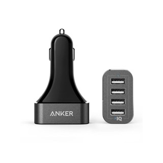 Anker 9.6A / 48W 4-Port USB Car Charger with PowerIQ