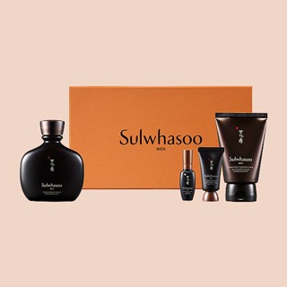 Sulwhasoo Men Special Set(Recharging Serum 140ml, Refreshing Cleansing Foam 100ml, Sun Cream 15ml, Emulsion 8ml)