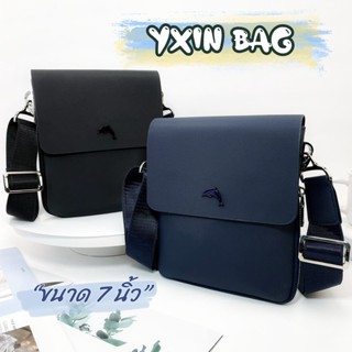 [YXIN]กระเป๋าสะพายข้างผู้ชาย 219-1# YXIN Fashion (7 นิ้ว) หนัง PVC