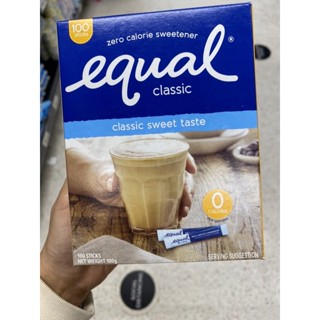 Equal Classic Classic Sweet Taste 100 G. อิควล คลาสสิค วัตถุให้ความหวานแทนน้ำตาล