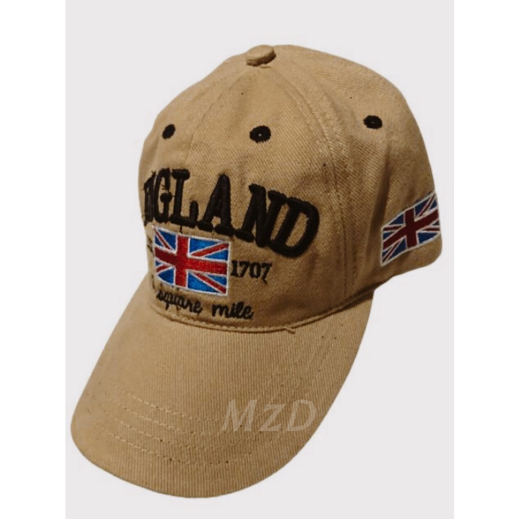 ใหม่ล่าสุดหมวกโลโก้อังกฤษกึ่งนําเข้า/หมวก/หมวกผู้ชาย/หมวกล่าสุด/หมวกเบส/ DISTO ENGLAND HAT