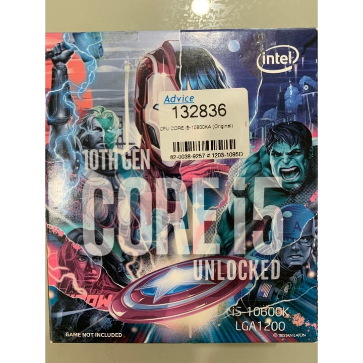 CPU INTEL CORE I5-10600K 4.1 GHZ 6C/12T LGA1200