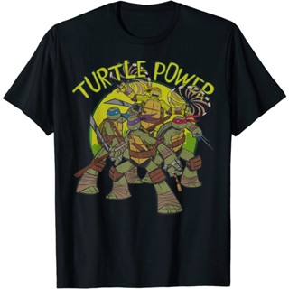 Teenage Mutant Ninja Turtles Group Adult T-Shirts Turtle Power T-Shirts