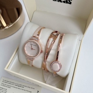 นาฬิกาAnne Klein Womens Premium Rosegold Watch and Bracelet Set