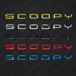 สติกเกอร์สัญลักษณ์ PNP SCOOPY 3D นิ่ม ดีลักซ์ หลากสี สําหรับตกแต่งรถจักรยานยนต์ ซ้าย และขวา 2 ชิ้น 1 ชุด