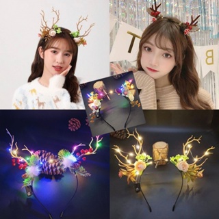 🎄พร้อมส่ง🎗️ ที่คาดผม LED การตกแต่งหัวคริสต์มาส แถบคาดศีรษะคริสต์มาส โฟลเดอร์คริสต์มาส การตกแต่งคริสต์มาส