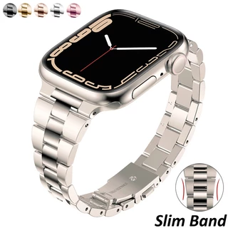 สายนาฬิกาข้อมือ สเตนเลส หรูหรา แบบเปลี่ยน สําหรับ Apple Watch Series 8 7 6 5 4 3 2 1 SE iwatch Band 38/40/41/42/44 มม. 45 มม. 49 มม.