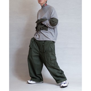 Wide cargo outdoor trousers