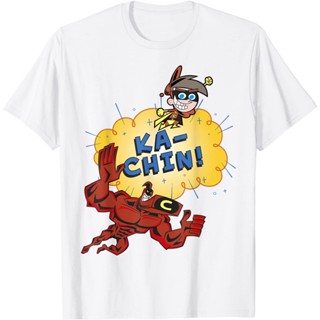 Adult T-Shirt The Fairly OddParents Crimson Chin And Cleft Ka-Chin T-Shirt