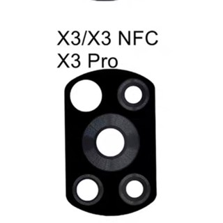 กระจกเลนส์กล้อง Xiaomi Poco X3/X3 NFC/X3 Pro กระจกกล้องหลัง Xiaomi Poco X3 NFC/X3 Pro