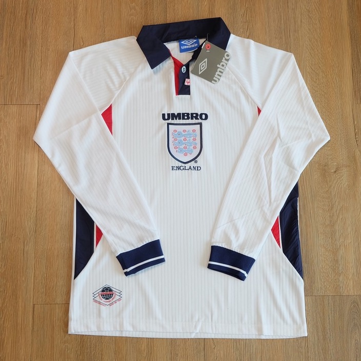 เสื้อบอลทีมชาติ อังกฤษ Retro 1998 England Home งานเกรด AAA