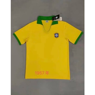 เสื้อกีฬาลําลอง ลายทีมชาติบราซิล 1957