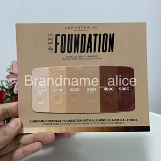 แท้💯 รองพื้น Anastasia beverly hills luminous foundation 0.03g x 6สีทดลอง