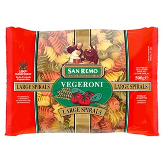 Vegeroni large spirals 500g - San Remo