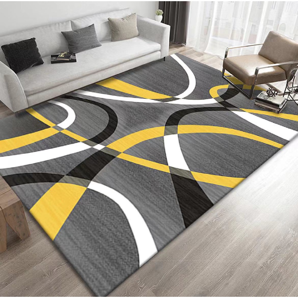 พร้อมส่ง🗺 พรม พรมปูพื้นนุ่ม พรม3D ขนาด พรมปูพื้นห้องนั่งเล่น  พรม3มิติ  พรมปูห้องรับแขก พรมขนนุ่ม พร