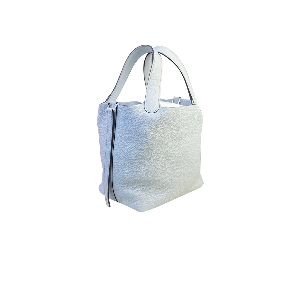 ☏∋Hermes Hermes Vegetable Basket Bag สุภาพสตรี กระเป๋าถือสีขาว