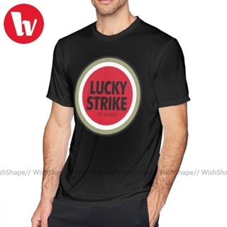 Lyzh เสื้อยืดแขนสั้น ผ้าฝ้าย พิมพ์ลาย Troye Sivan Lucky Strike พลัสไซซ์ แฟชั่นสําหรับผู้ชาย