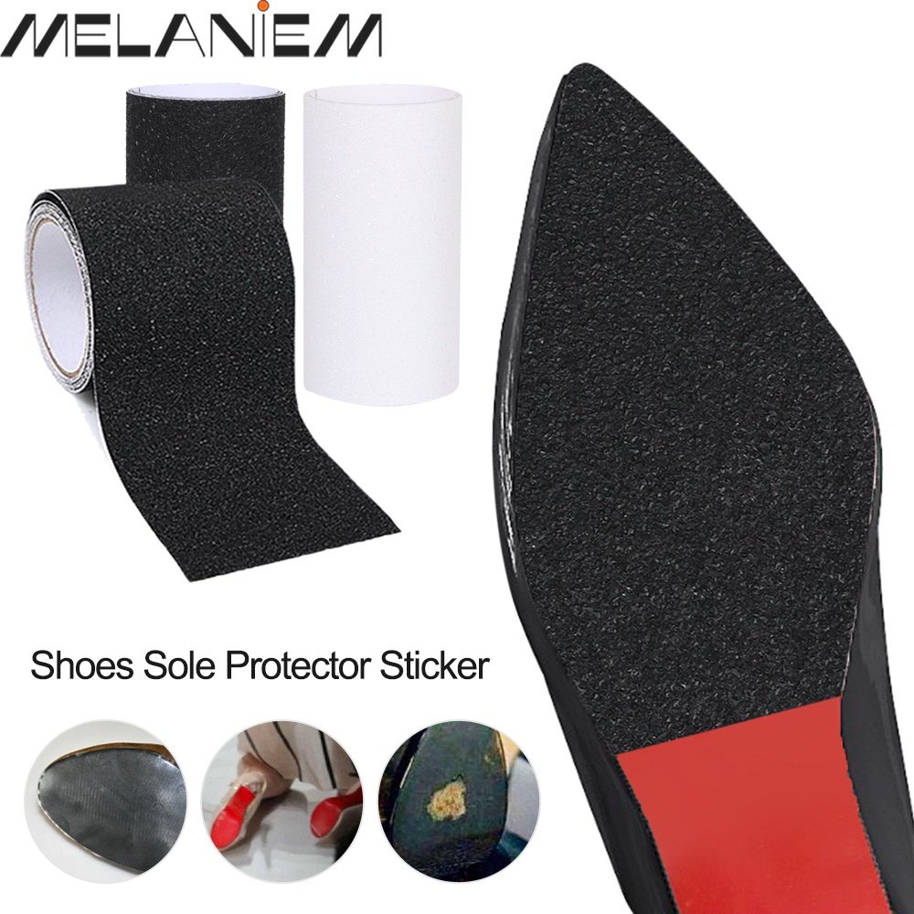 รองเท้า Sole Protector สติกเกอร์ 1 ม้วนลื่นยางเบาะ Insole Self-Adhesive รองเท้าผ้าใบด้านล่าง Pad ทนต่อการสึกหรอ Forefoot ส้นสูง Sole Protector Cuttable