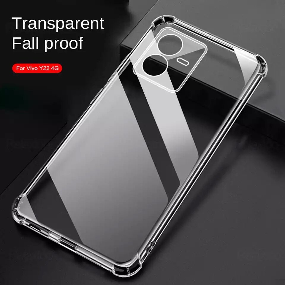ส่งจากไทย Case for Vivo Y22 วีโว่ เคสใสกันกระแทก ซิลิโคนนิ่ม คลุมกล้อง