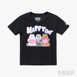 DOSH KIDS UNISEX T-SHIRTS WE BARE BEARS เสื้อยืดคอกลมเด็ก DBBBT5022-BL