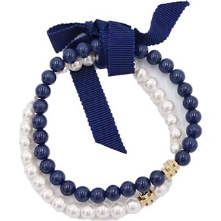 พร้อมส่ง 🔥Sale 2199🔥 กำไล  Tory Burch Pearl Gumdrop Bracelet Set (ฟรีไซส์ )