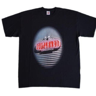 Camisa Vintage GOTTHARD 2005เทศกาล Lipservice,แฟชั่นสีพิมพ์ผ้าฝ้าย100% ฤดูร้อนใหม่เสื้อคอกลมราคาถูกขายส่งเสื้อยืดตลกแบรน