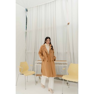 PATH T CHA - KIM WOOL TRENCH COAT