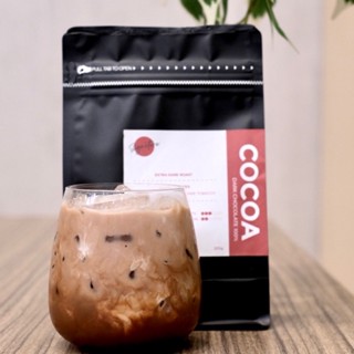 โกโก้ ผงโกโก้ Natural Process💯 Cocoa Extra Dark Roast : Red Drip Cafe (100g , 200g)